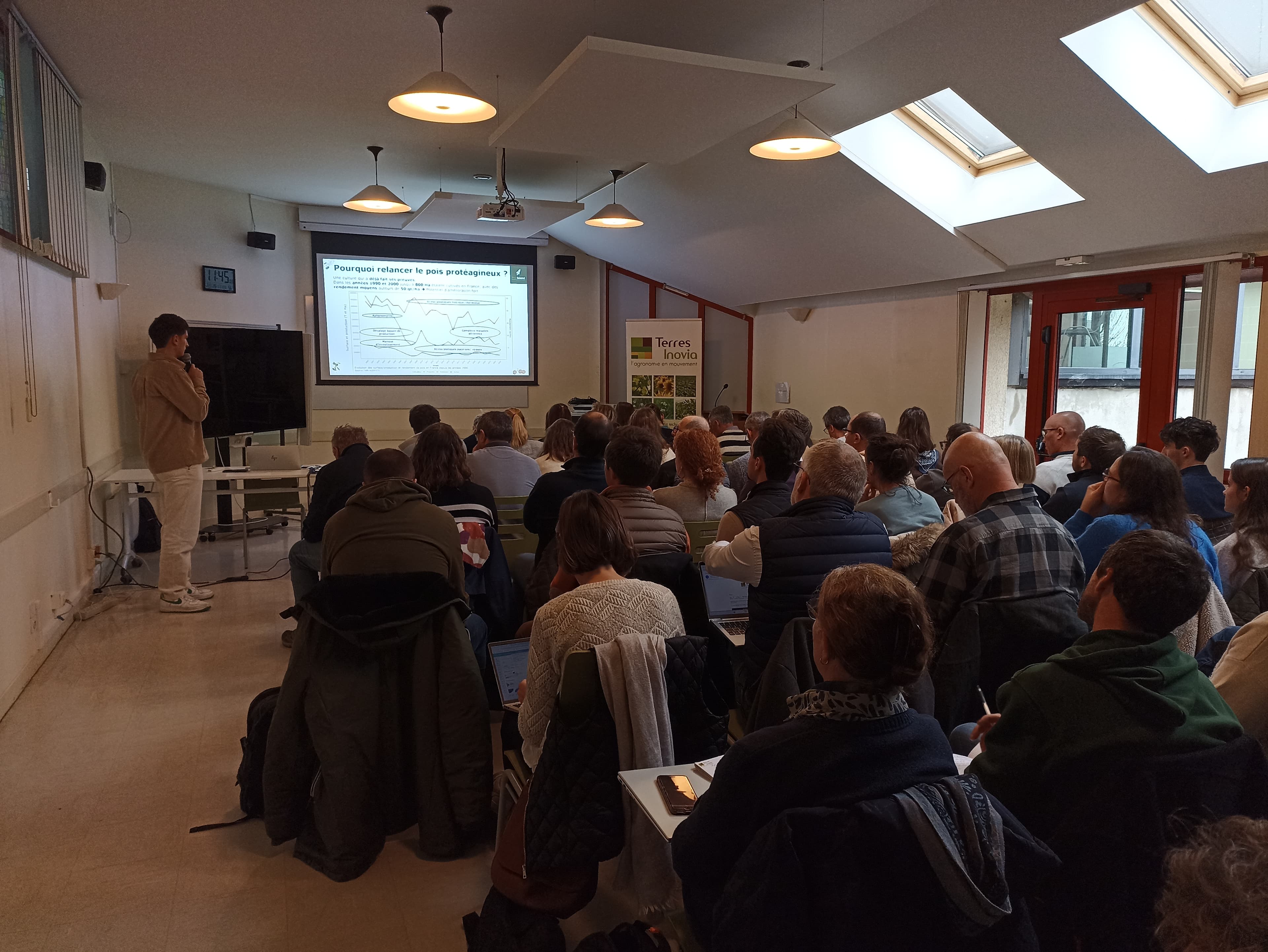 Présentations lors des RTTI (Rencontres Techniques Terres Inovia)
